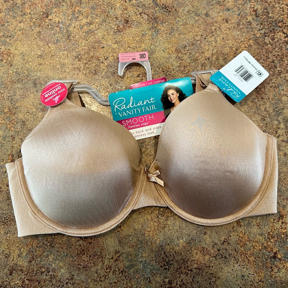 radiant vanity fair, smooth flawless edge size 38D